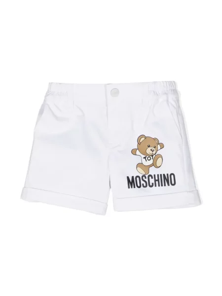Сhinosy dziecięce Moschino białe