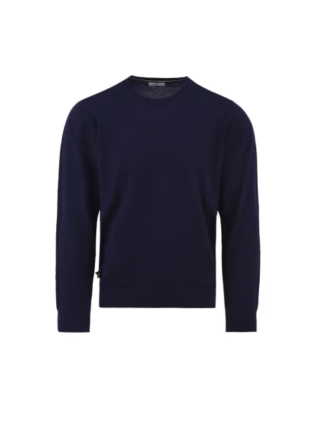 Sweter Aquascutum wełniany niebieski