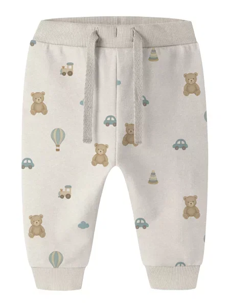 NAME IT Pantaloni NBMRAGNER / albastru fumuriu / gri bej