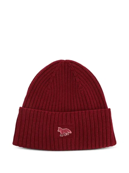 Czapka dziecięca Maison Kitsune czerwona