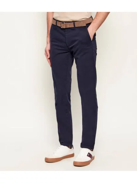 BOSS ORANGE Chino nadrág kék