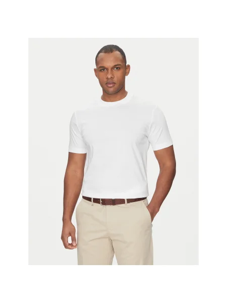 BOSS Póló H-Tessler 17 Slim Fit fehér