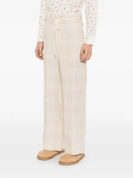 Pantaloni Young N Sang în carouri cu cordon