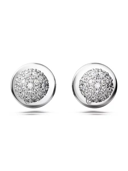 Kolczyki Swarovski szare