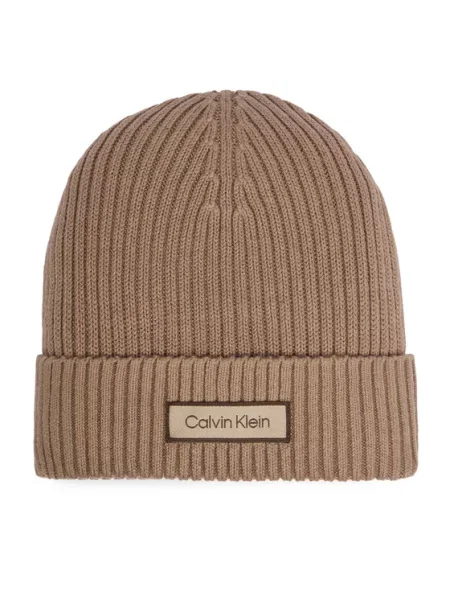Čepice Calvin Klein béžový