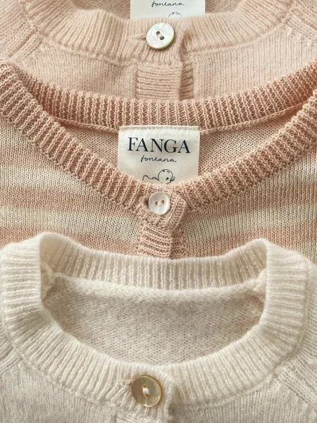 Fanga Fontana Дитячий вовняний кардиган SAVORA DUE CARDIGAN