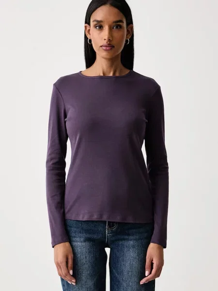 United Colors of Benetton longsleeve fioletowa