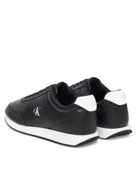 Retro kožené tenisky Calvin Klein bílé