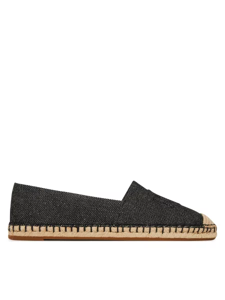 Espadrile LAUREN RALPH LAUREN črna
