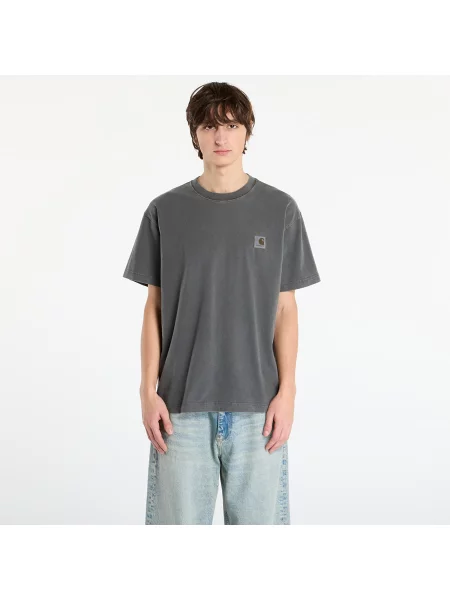 Tricou Carhartt WIP S/S Vista T-Shirt UNISEX Black Garment Dyed XXL negru
