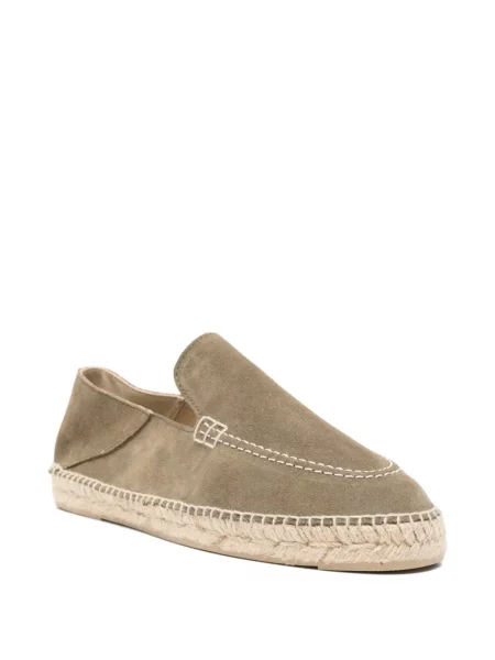 Espadrile Manebi fără toc maro