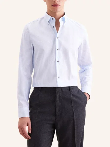 Seidensticker Koszula Biznesowa O Kroju Slim Fit blau