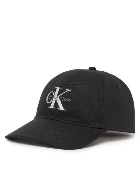 Καπέλο Jockey Calvin Klein Jeans Μαύρο λευκό