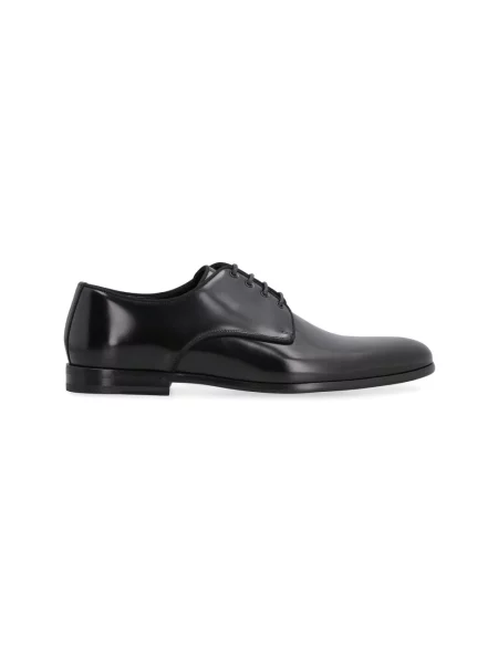 Derby Dolce And Gabbana skórzany czarny