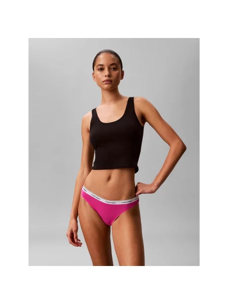 Calvin Klein Underwear nohavičky dámske s elastanom zelená