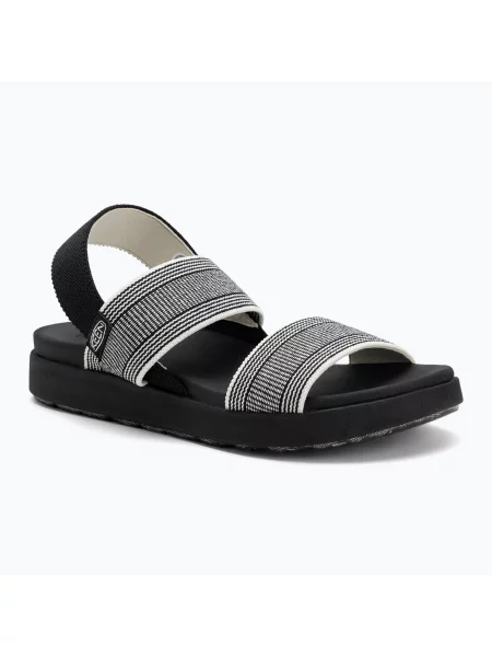 Sandály KEEN Elle Backstrap black/star white bílé