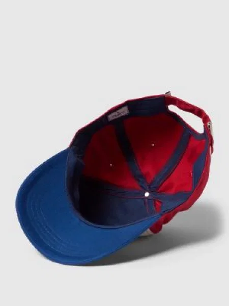 Czapka z daszkiem midi w stylu Colour Blocking Pepe Jeans granatowa