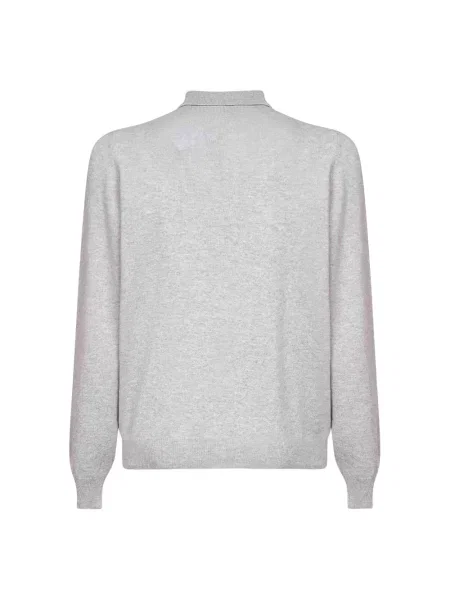 Sweter D4.0 wełniany szary