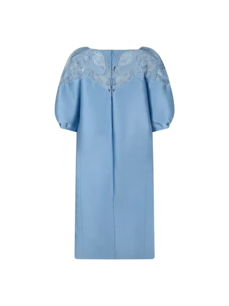 Krótka sukienka Alberta Ferretti niebieska