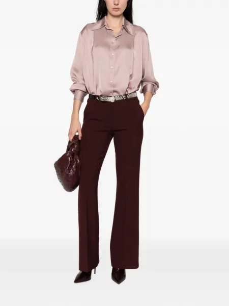 Pantaloni Seductive evazate roșu