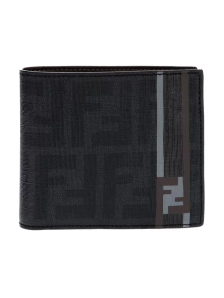 Portfel Fendi skórzany czarny