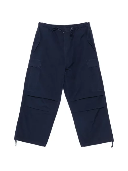 Scurt pulover Polo Ralph Lauren din piele de căprioară albastru