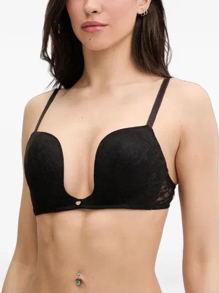 Sutien Guess din dantelă negru