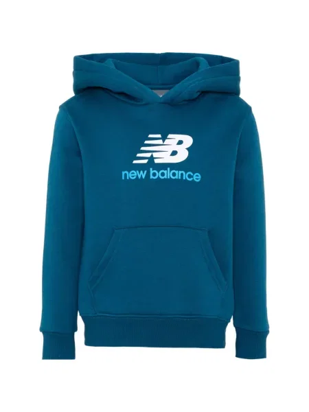 Bluza z kapturem dziecięca New Balance niebieska