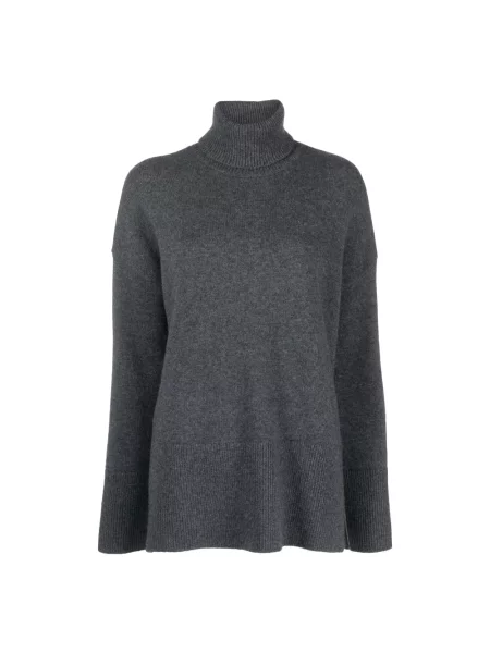 Lniany golf golf Parosh szary