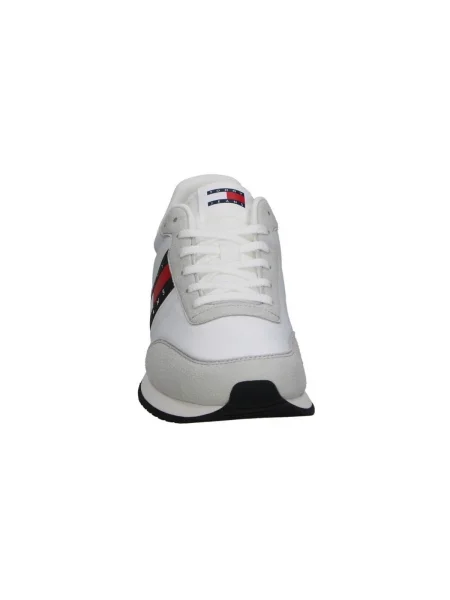 Tommy Jeans Nízke tenisky CLASSIC svetlosivá / červená / čierna / biela modrá