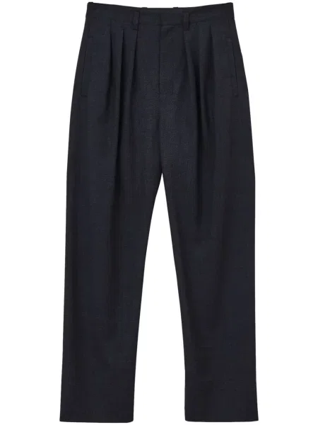 Pantaloni Lemaire plisate albastru