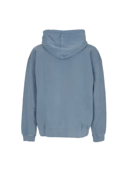 Bluza z kapturem Obey z kapturem niebieska