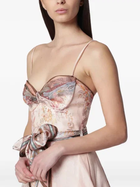 Rochie midi Zimmermann roz