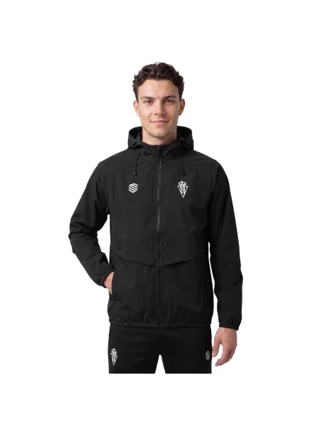 Piłkarska kurtka przeciwdeszczowa Siroko RSG Rain Jacket Coach U czarna