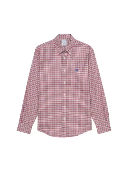 Koszula Brooks Brothers z twillu czerwona