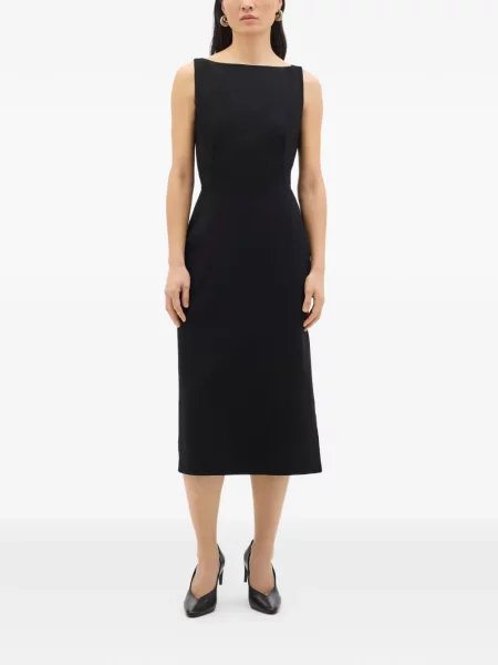 Rochie midi Another Tomorrow negru