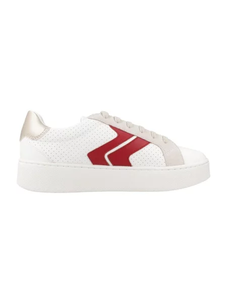 Sneakerși Geox alb