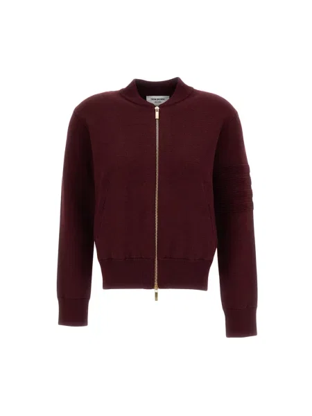 Kurtka bomber Thom Browne czerwony