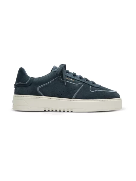 Haftowane sneakersy Axel Arigato zamszowe niebieskie