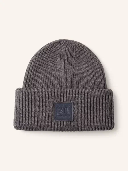 Super.Natural Čepice Krissini S Merino Vlnou šedá