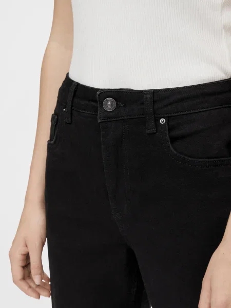 PIECES Jeans Leah denim negru