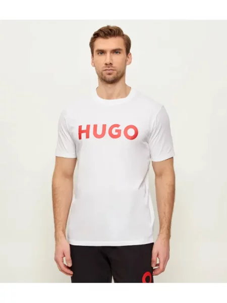 HUGO Tricou Dulivio alb