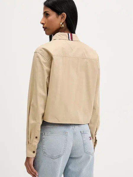 Tommy Jeans koszula beżowa