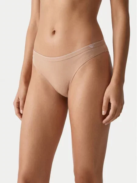 Emporio Armani Underwear Brazil bugyi szett bézs