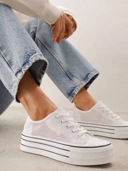 Teniși înalți Irivana Albi alb