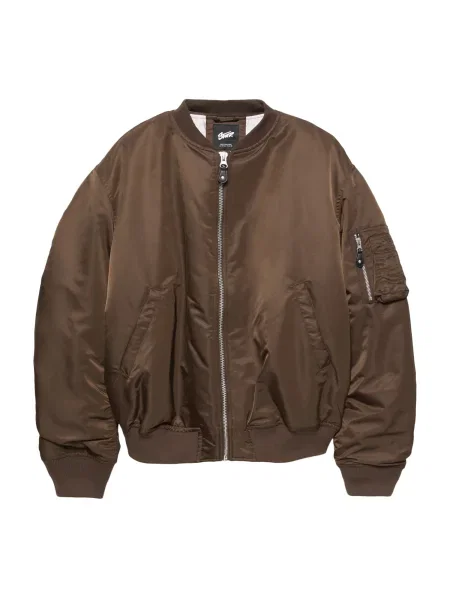 Pull&Bear Geacă de primăvară-toamnă STWD' maro