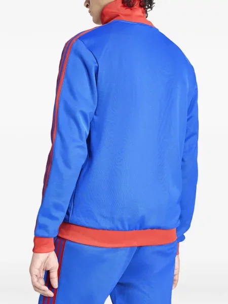 Hímzett melegítő felső Adidas fekete
