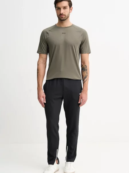 BOSS Green t-shirt z nadrukiem zielony