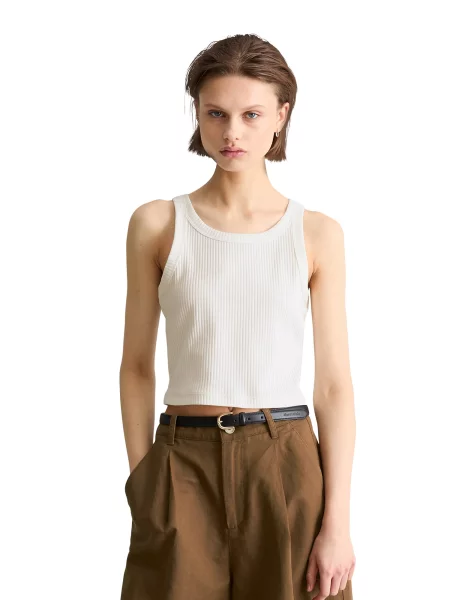 Marc O'Polo DENIM Top coajă de ou alb
