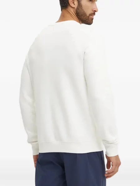 Sweter Guess z logo biały
